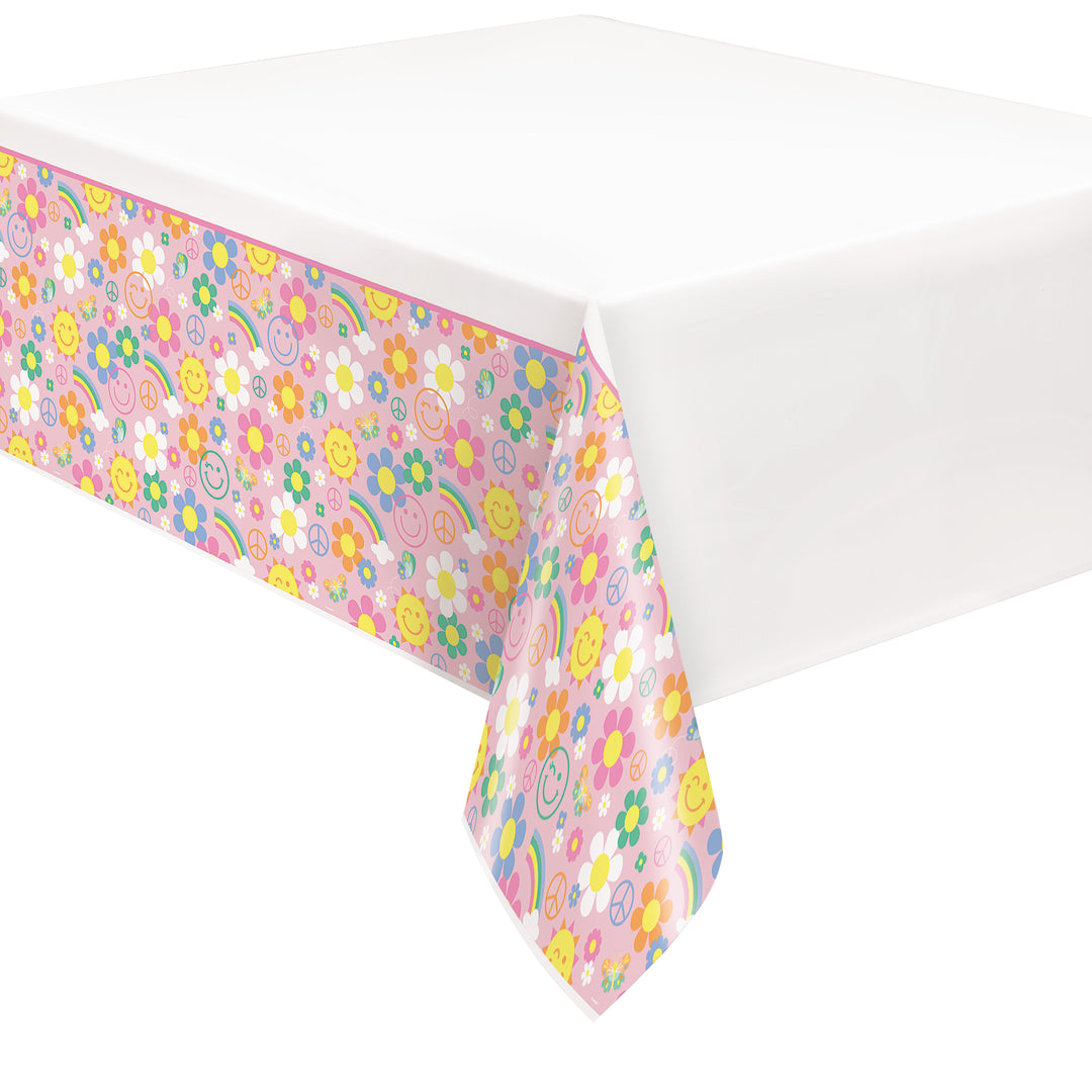 Mantel Rectangular Daisy Groovy