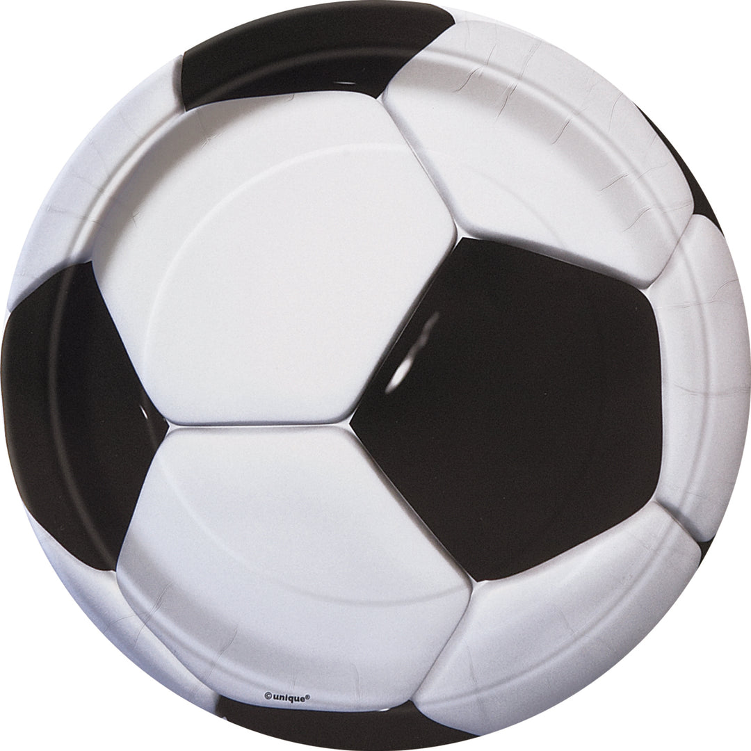 Plato "Fútbol 3D", 8 Uds