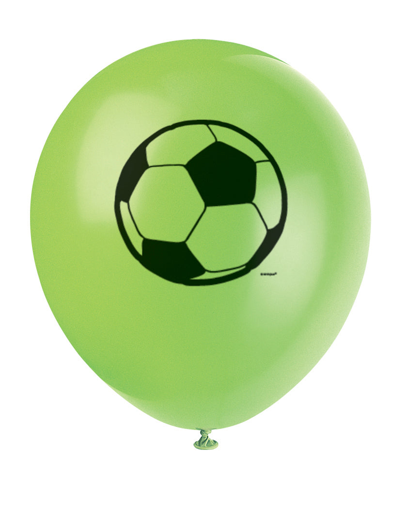 Globos de Látex "futbol 3D", 8 Uds