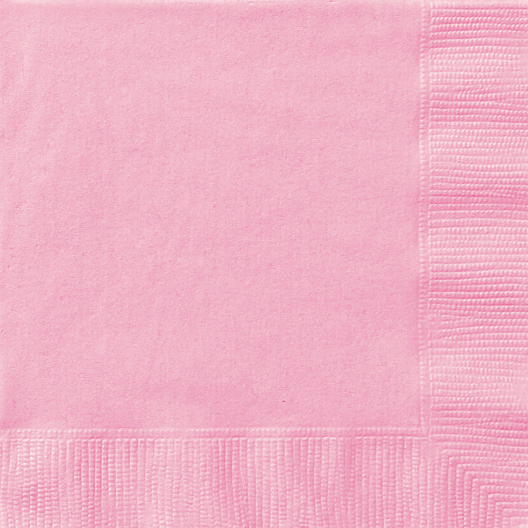 Servilleta Grande Rosa Pastel Basic, 20 Uds