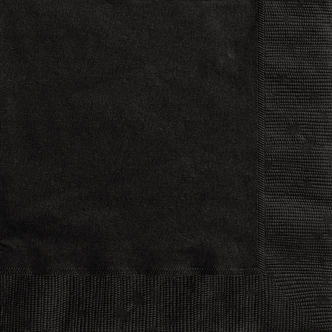 Servilleta Negra Basic, 20 Uds