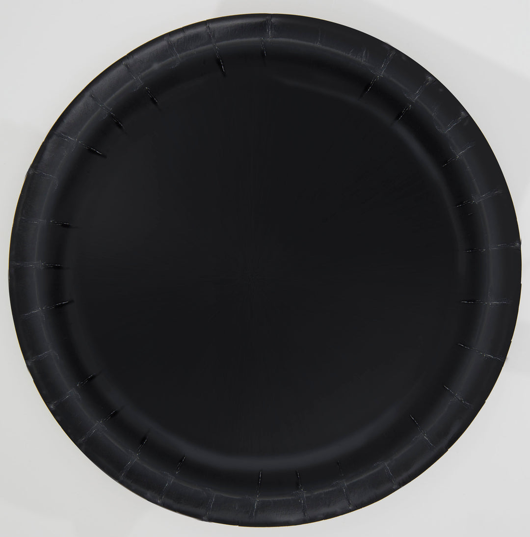 Plato Negro Basic, 20 Uds