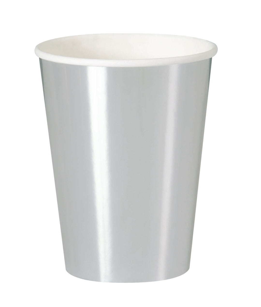 Vaso Plateado Brillante Basic, 12 Oz