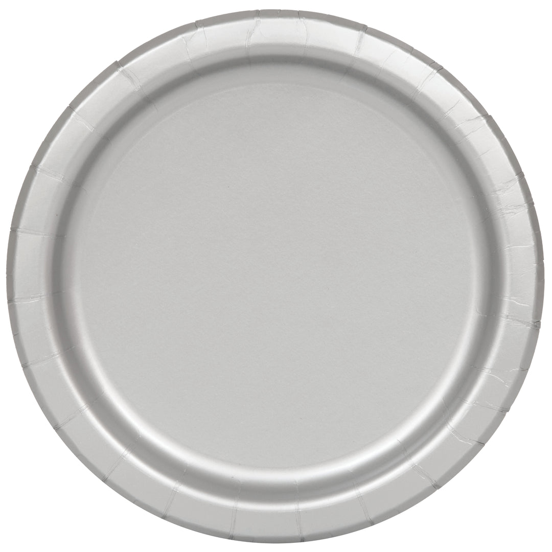 Plato Plateado Basic, 20 Uds