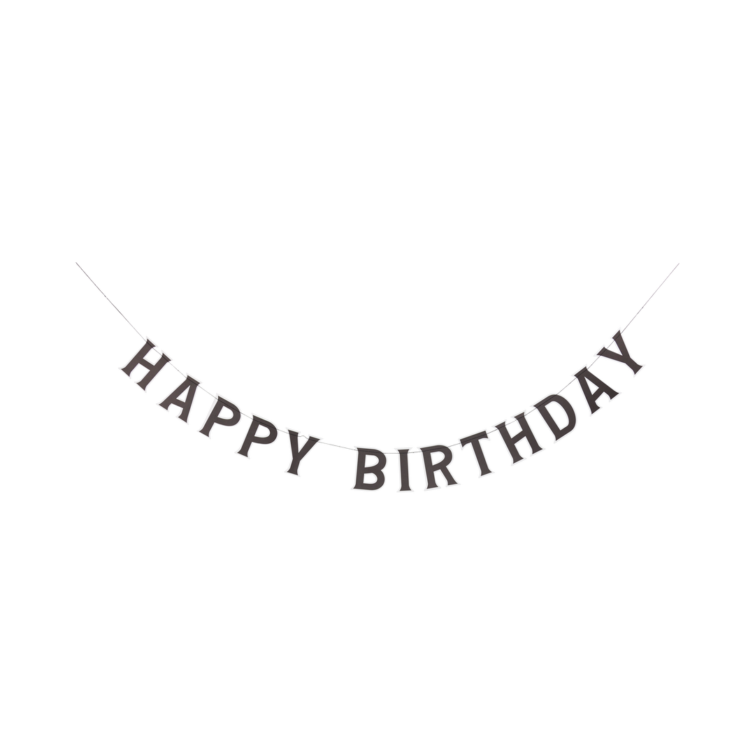 Guirnalda "Happy Birthday" Carrera de autos
