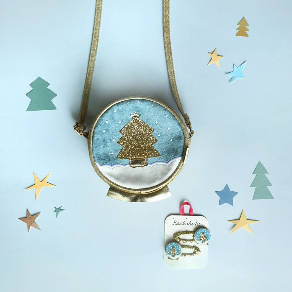 Cartera Shimmer Globo de Nieve