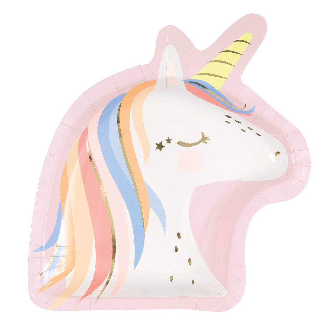Platos "Unicornio", 8 Uds