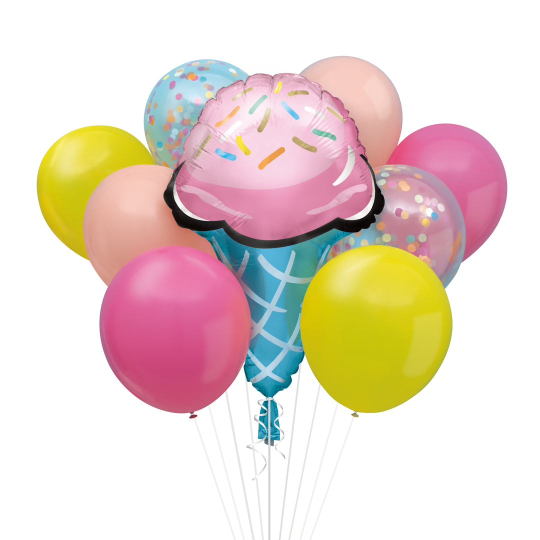 Kit Globo Foil Helados, 9 Uds