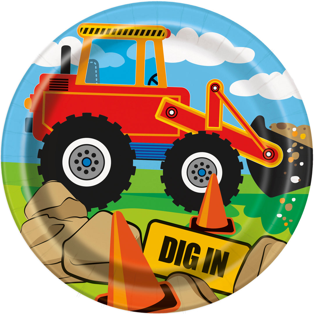 Plato Construcción "Dig In", 8 Uds