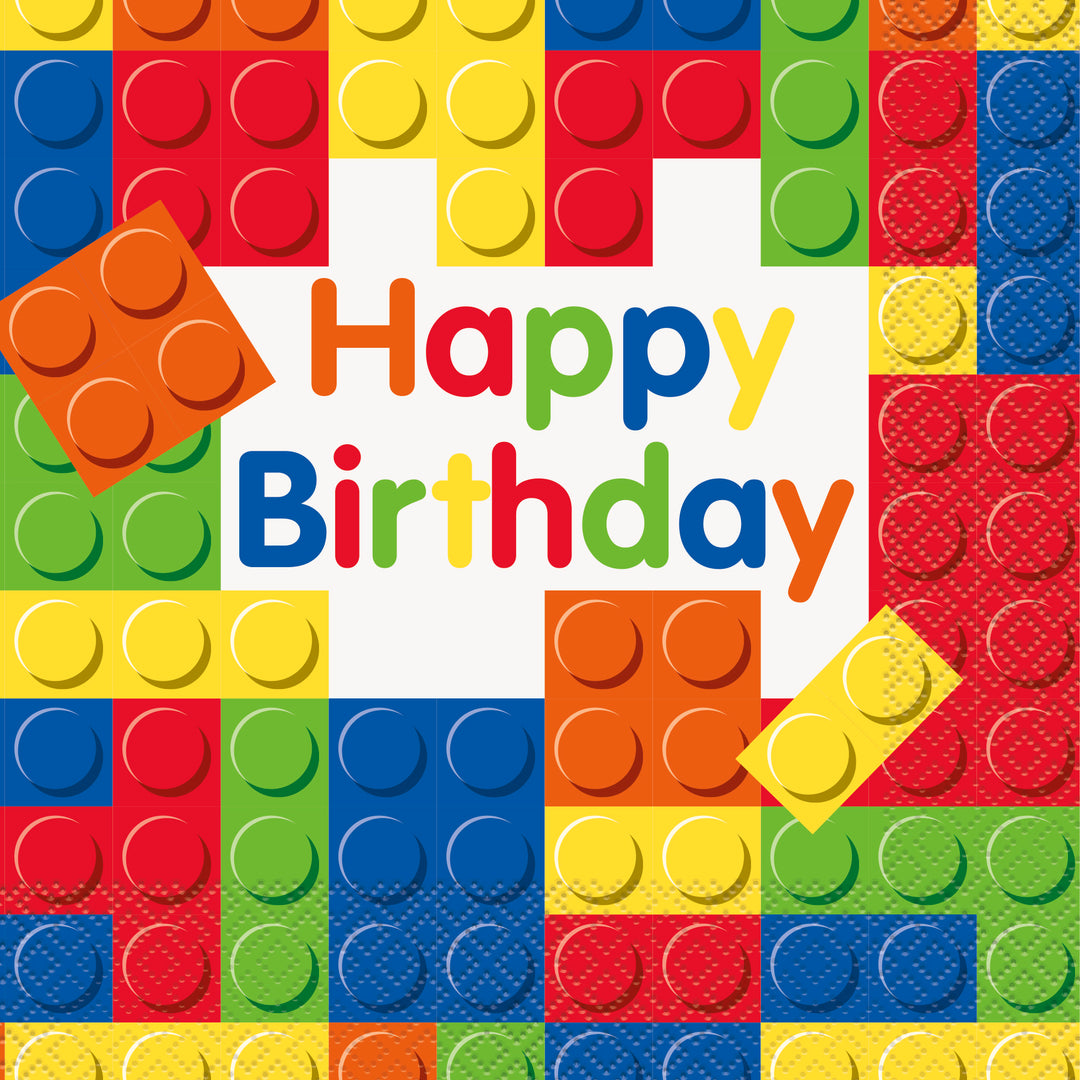 Servilleta Grande "Lego", 16 Uds