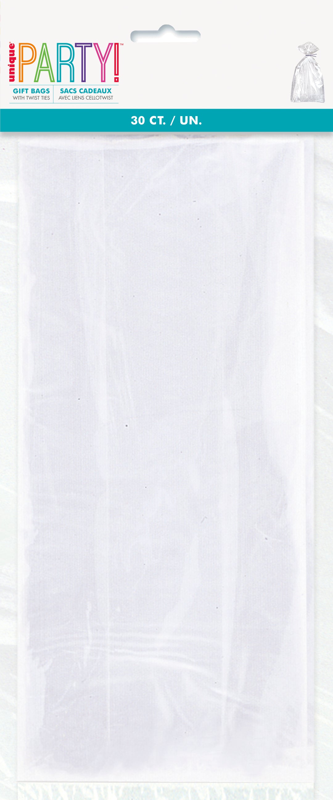 Bolsa Celofán Transparente, 30 Uds