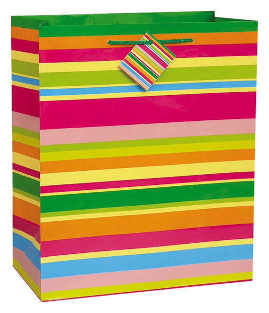 Bolsa de Regalo a Rayas Multicolor