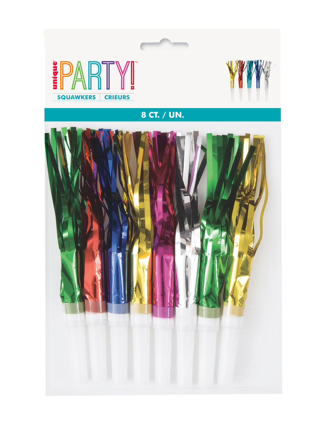Sopladores "Aluminio Multicolor", 8 Uds