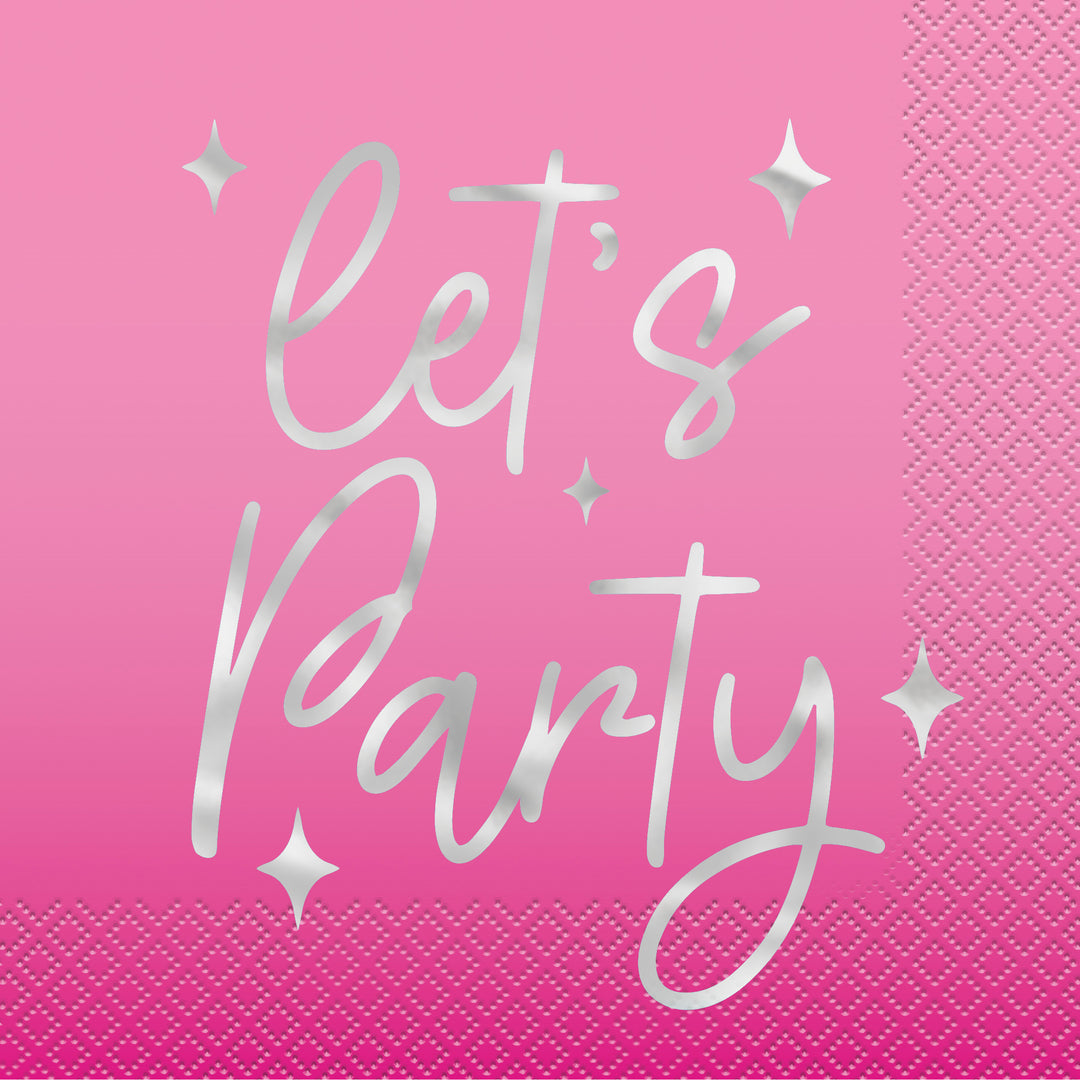 Servilleta Grande "Let's Party", 16 Uds
