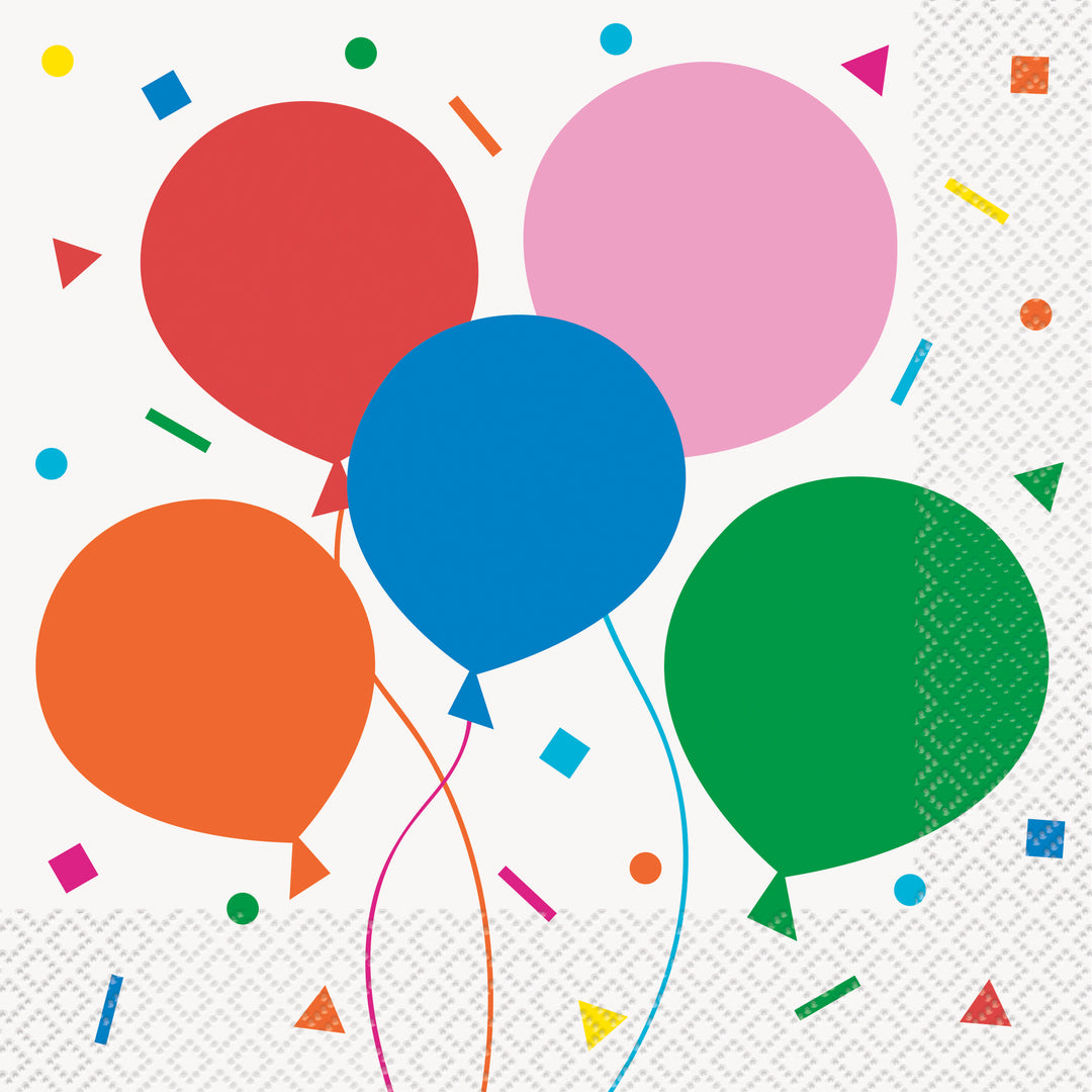Servilletas "Globos Mix", 16 Uds