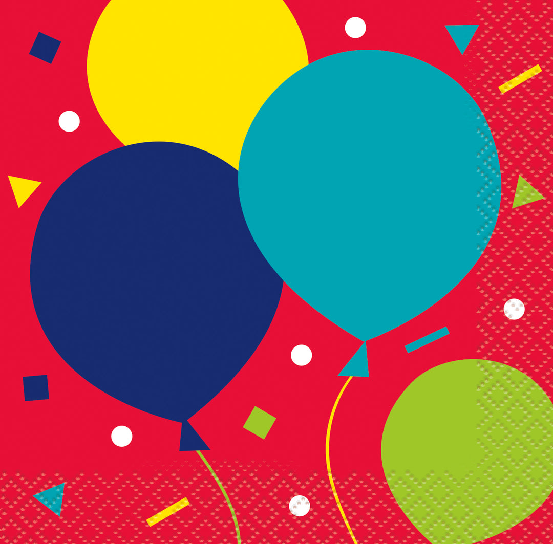 Servilleta Cóctel "Balloon Party", 16 Uds