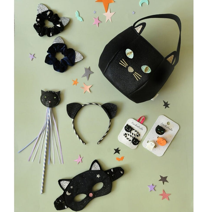 Bolsa Velvet Black Cat
