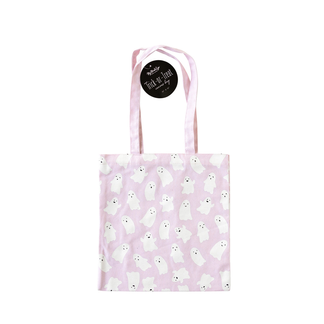 Bolsa Canva Pink Ghost Trick or Treat