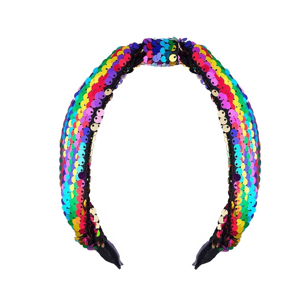 Diadema Lazo Lentejuelas Rainbow