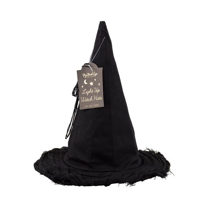 Set  Sombrero de Bruja con Luces 3 Uds