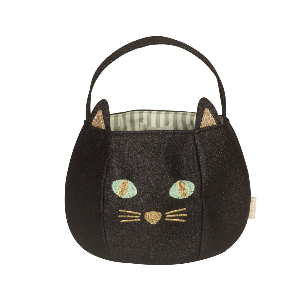 Bolsa Velvet Black Cat
