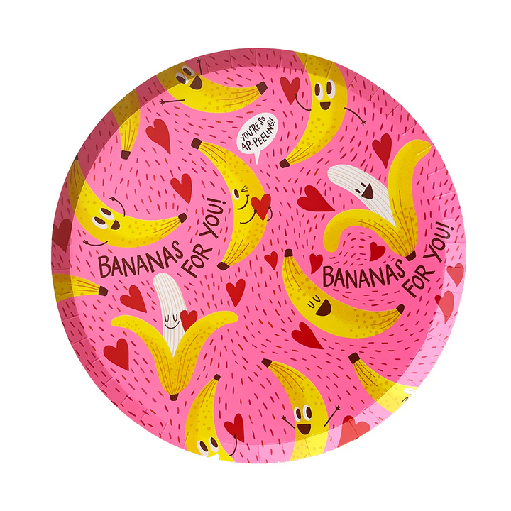 Plato “Bananas for You”, 8 Uds