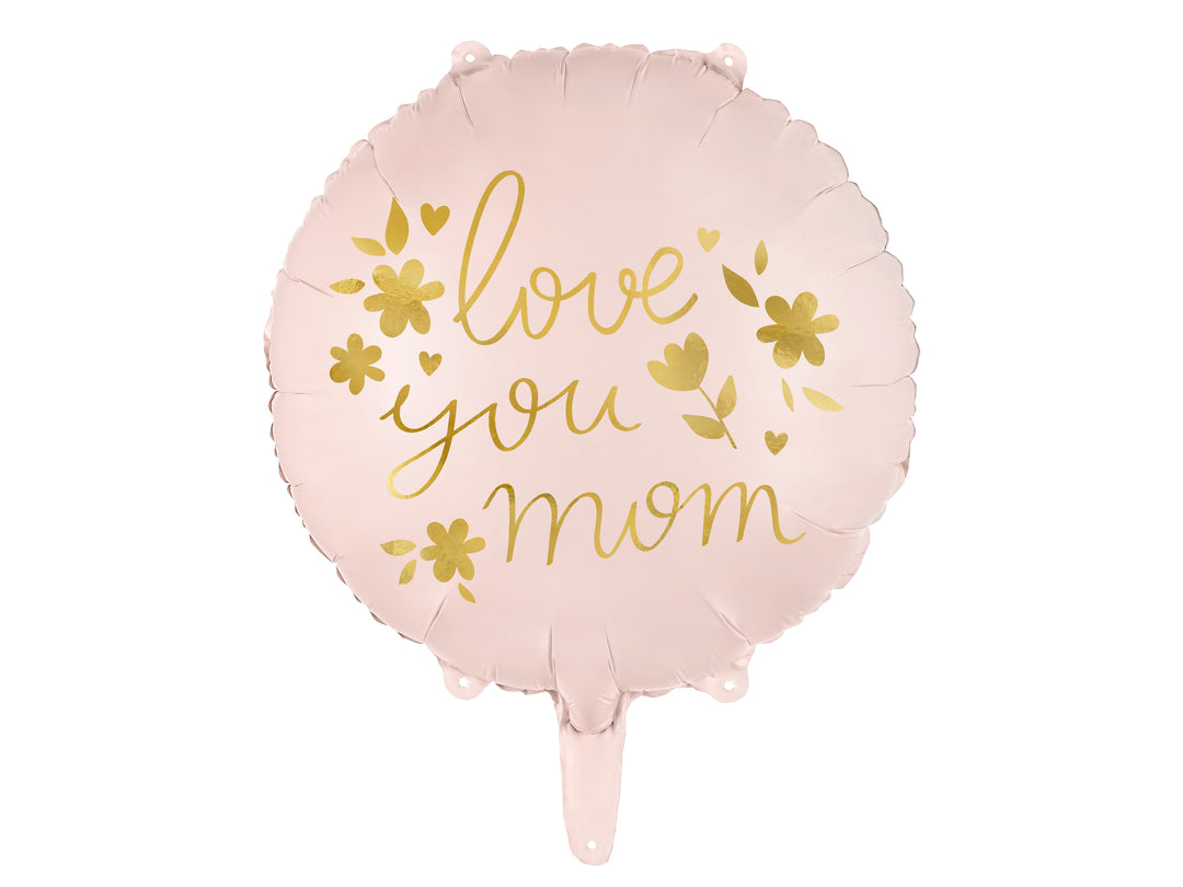 Globo Foil Love you Mom 45 cm