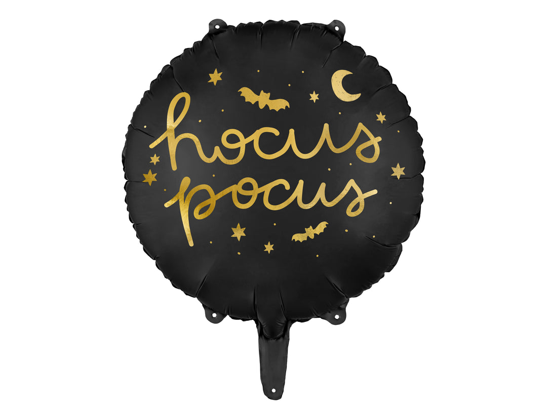 Globo Foil Hocus Pocus Negro 45 cm