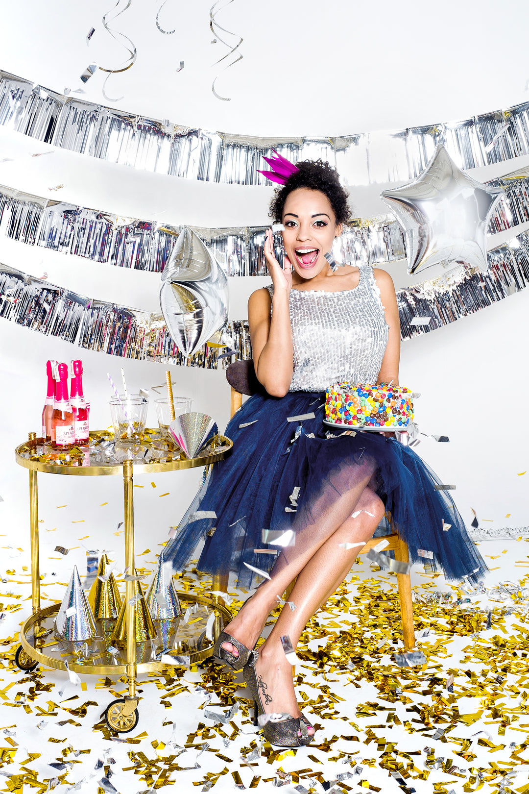 Globo Foil Estrella Plata 19"