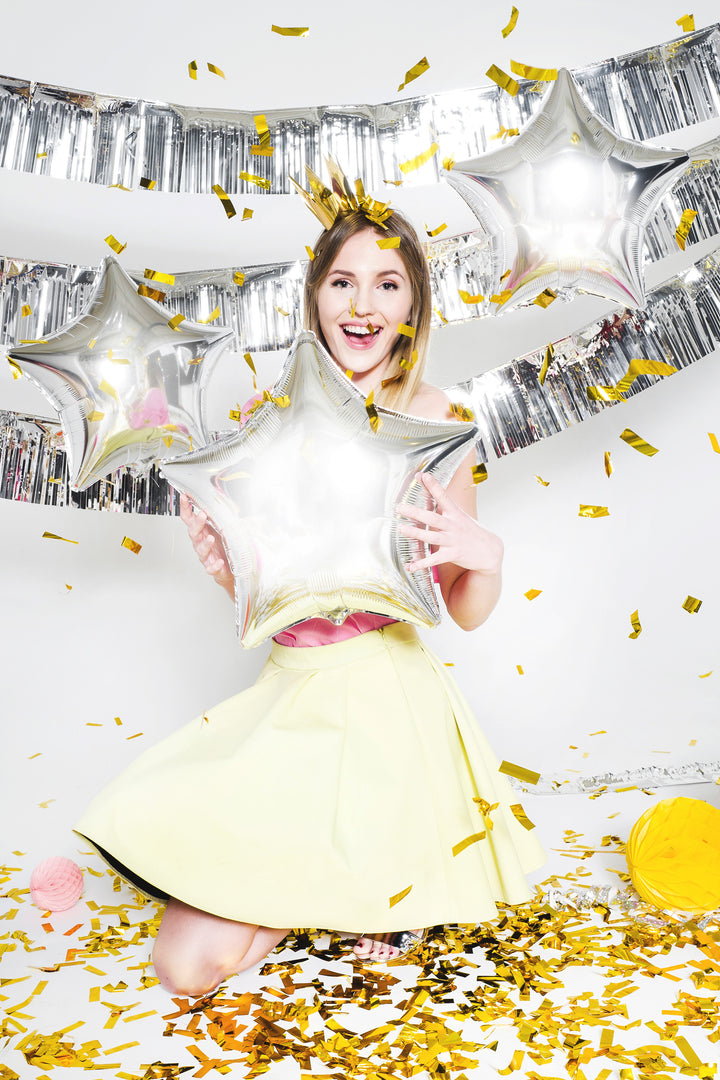 Globo Foil Estrella Plata 19"