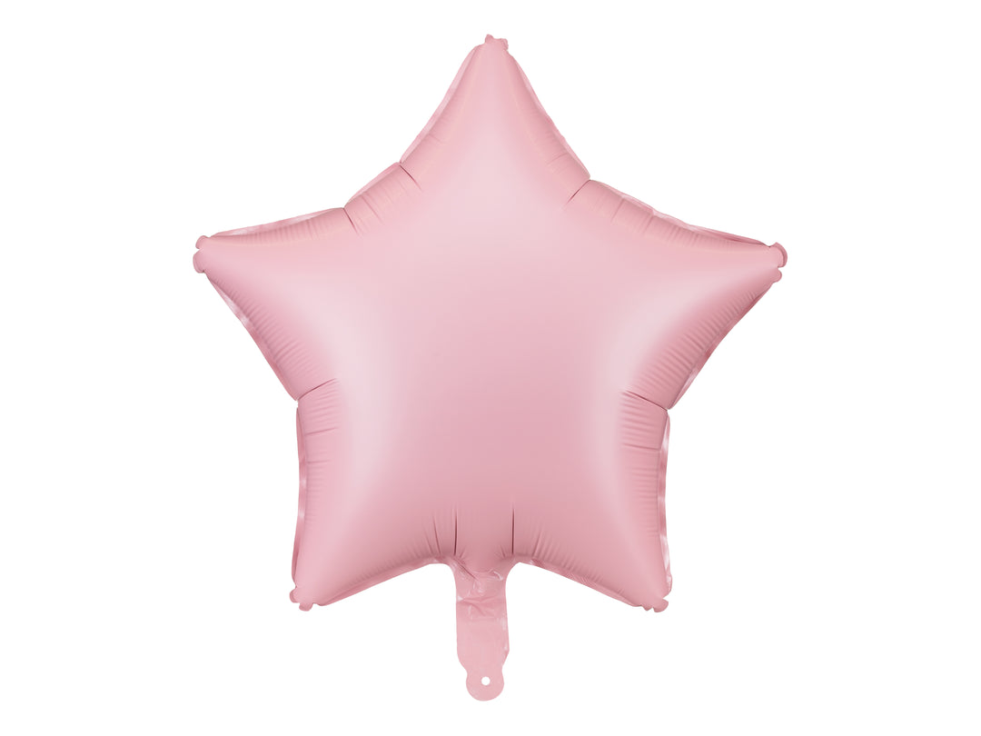 Globo Foil "Estrella Rosa mate" 48 cm