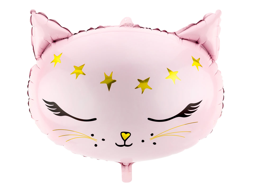 Globo Foil Cara Gatita Rosa