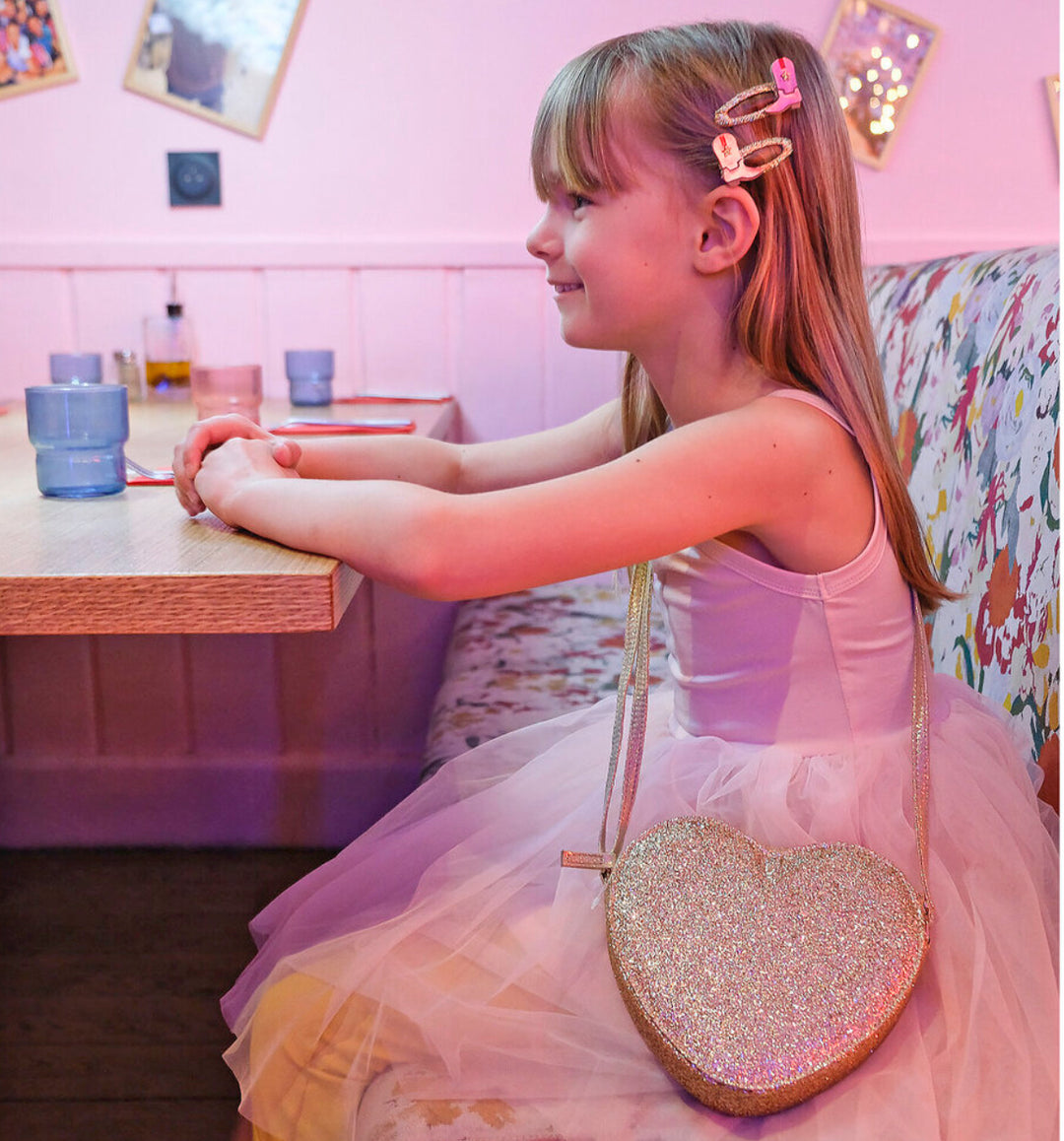 Cartera Love Heart Gold