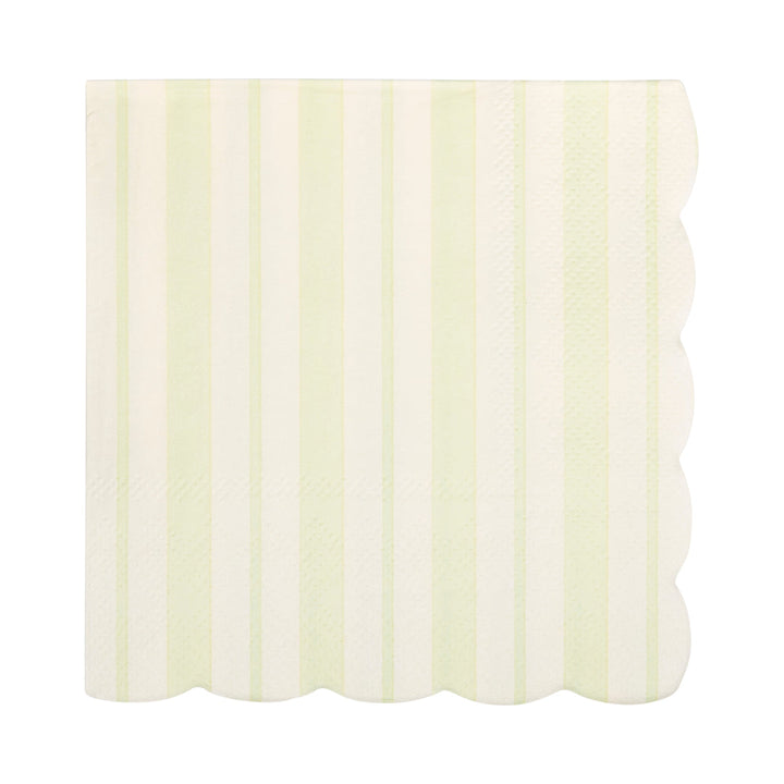 Servilletas cóctel a Rayas color Pastel 24 Uds