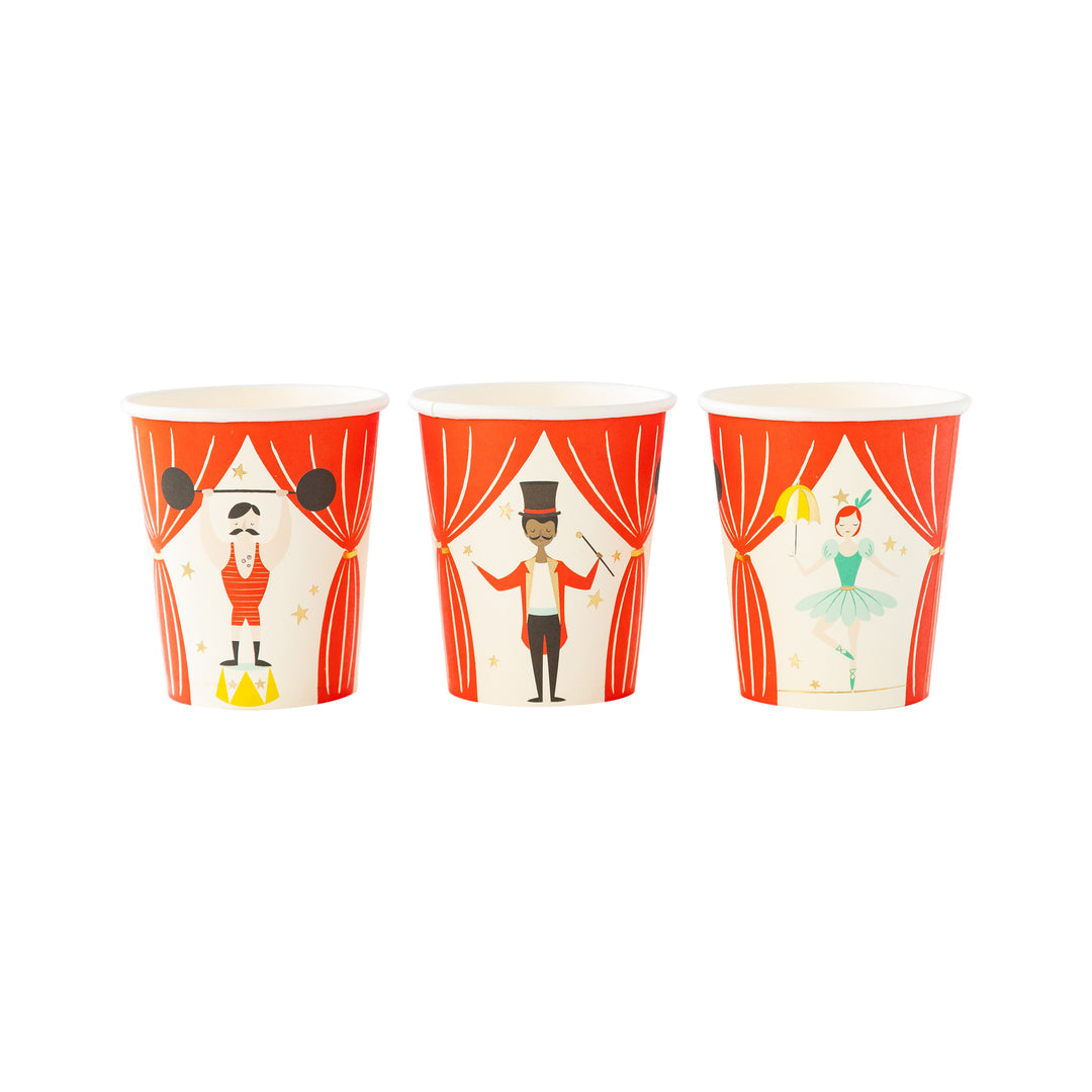 Vaso Carnaval Circo 9 0z