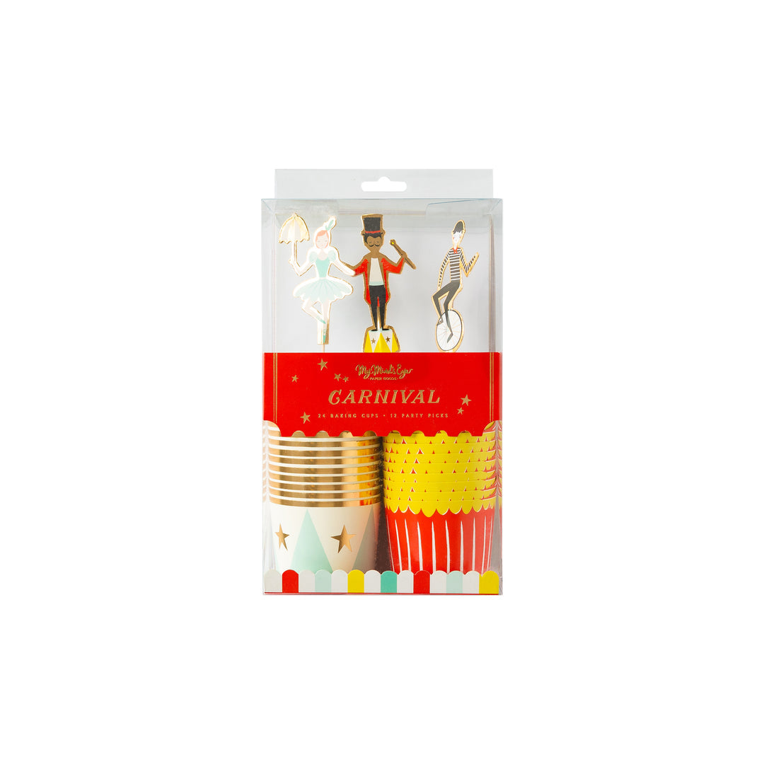 Kit Cupcake Circo 24 Uds