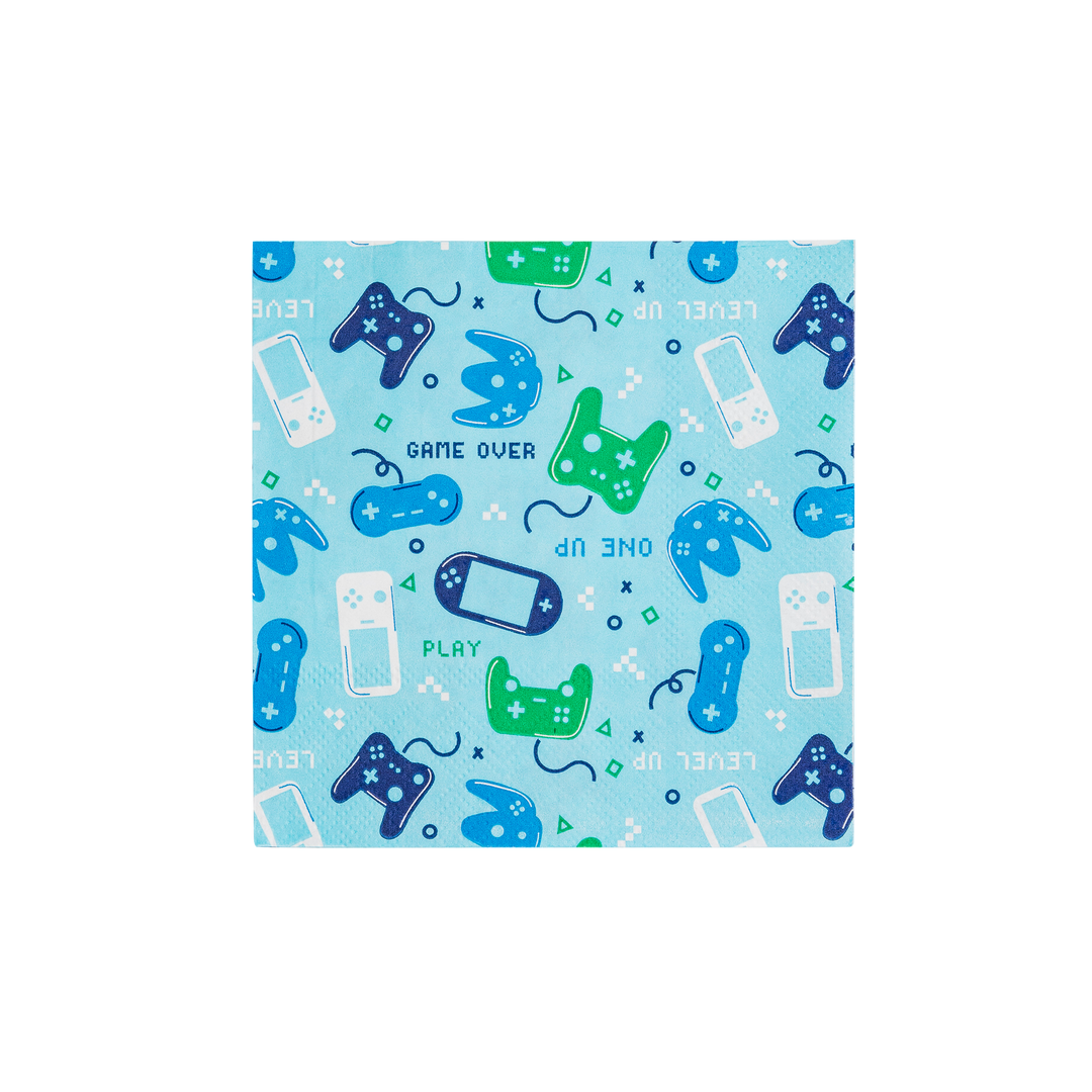Servilleta cóctel "One Up Game"  40 Uds