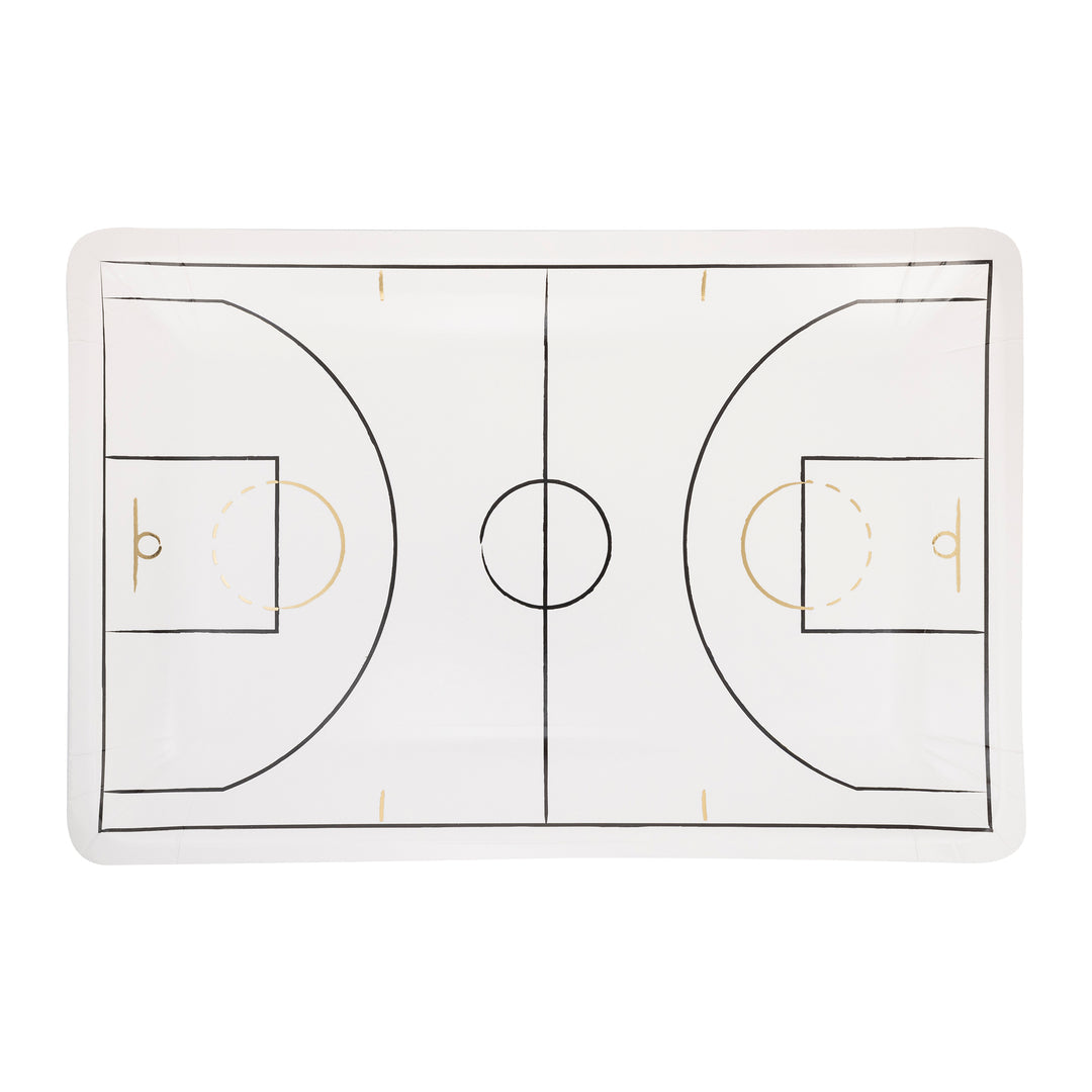 Plato Grande Cancha Baloncesto