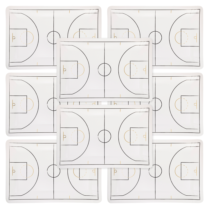 Plato Grande Cancha Baloncesto