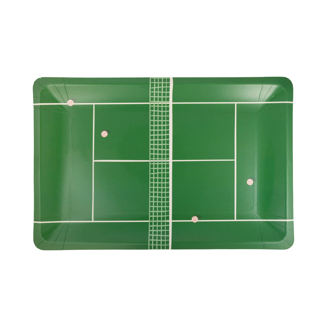 Plato Grande Cancha de Tennis
