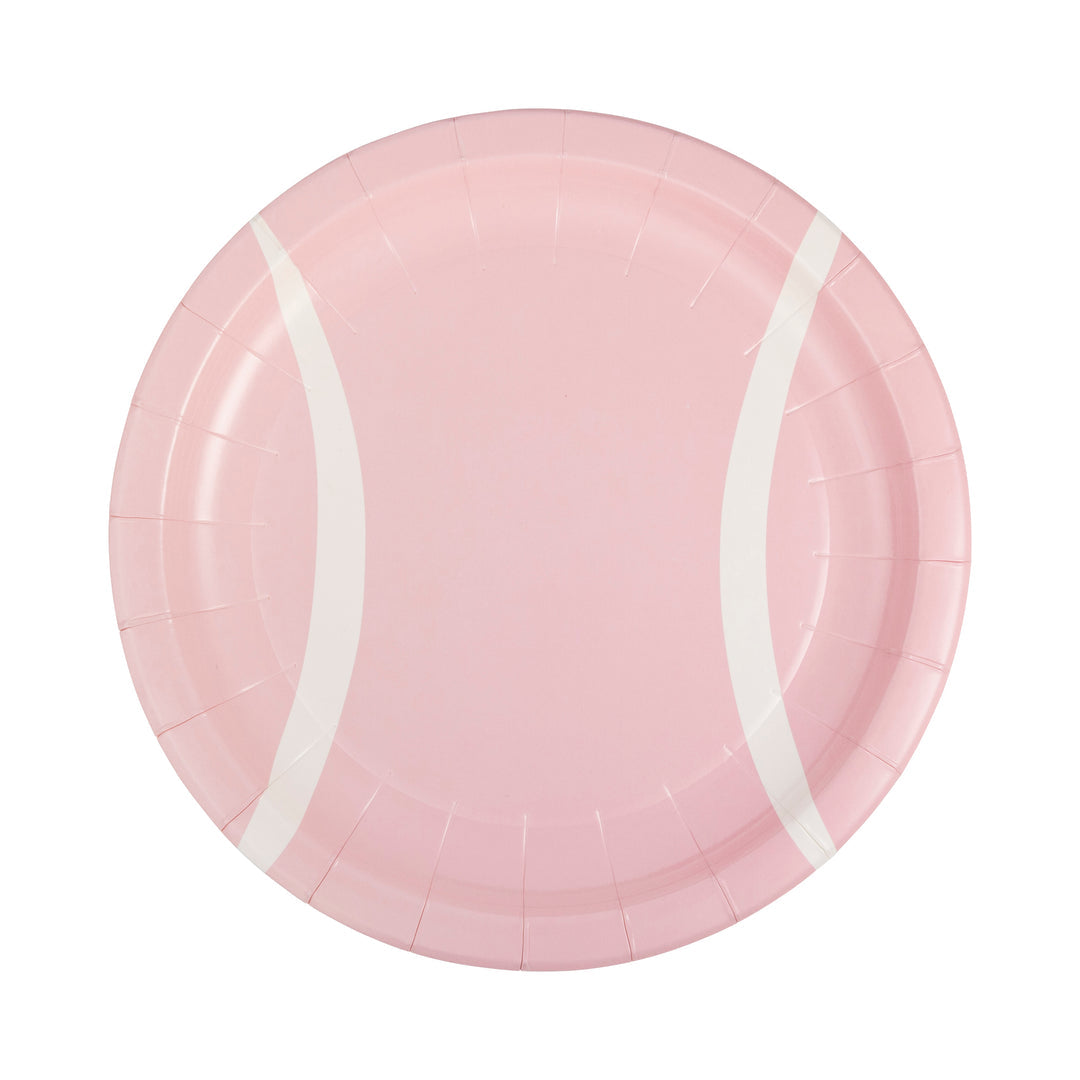 Plato Bola de Tennis Rosa