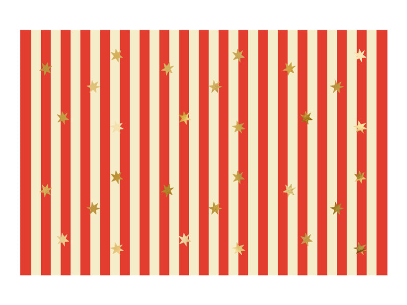 Mantel de papel de Rayas y Estrellas 1.8 x 1.2 m