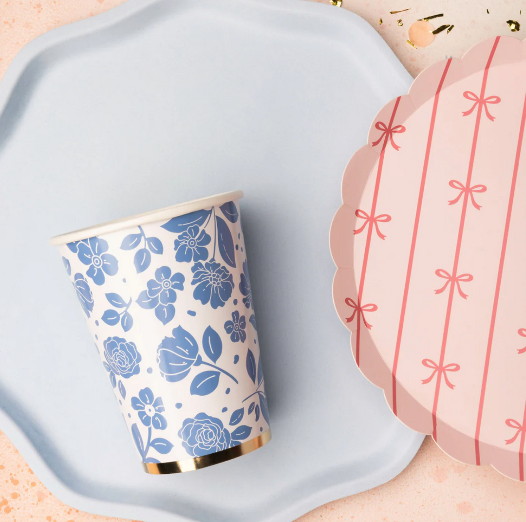 Vaso Floral Belle Blue, 8 Uds