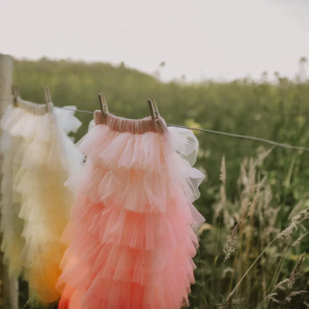 Falda Ruffle Multicolor Pastel