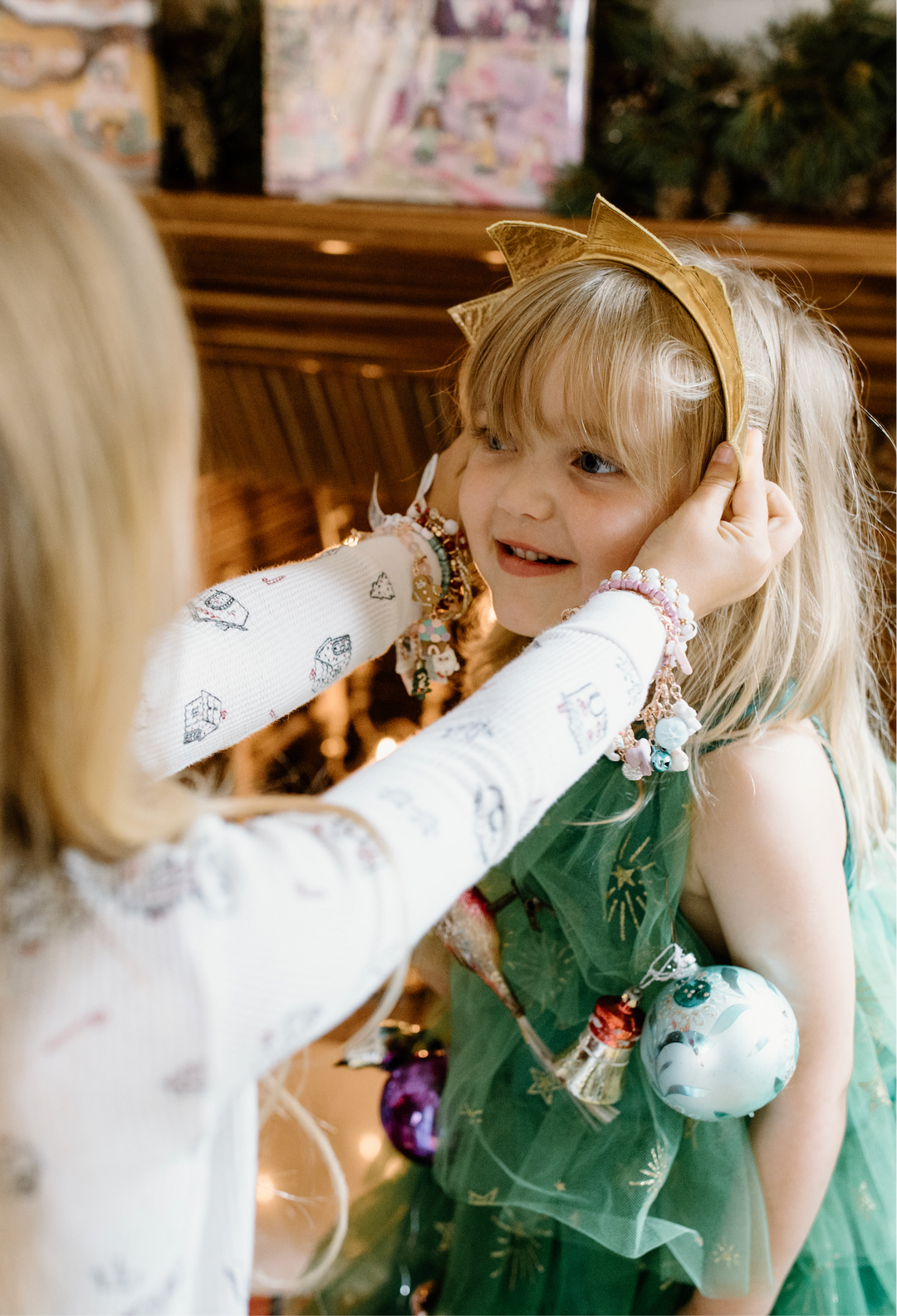 Vestido Árbol de Navidad con Diadema