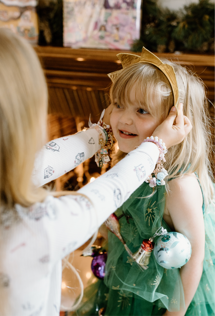 Vestido Árbol de Navidad con Diadema