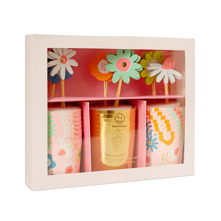 Kit Cupcake Flora