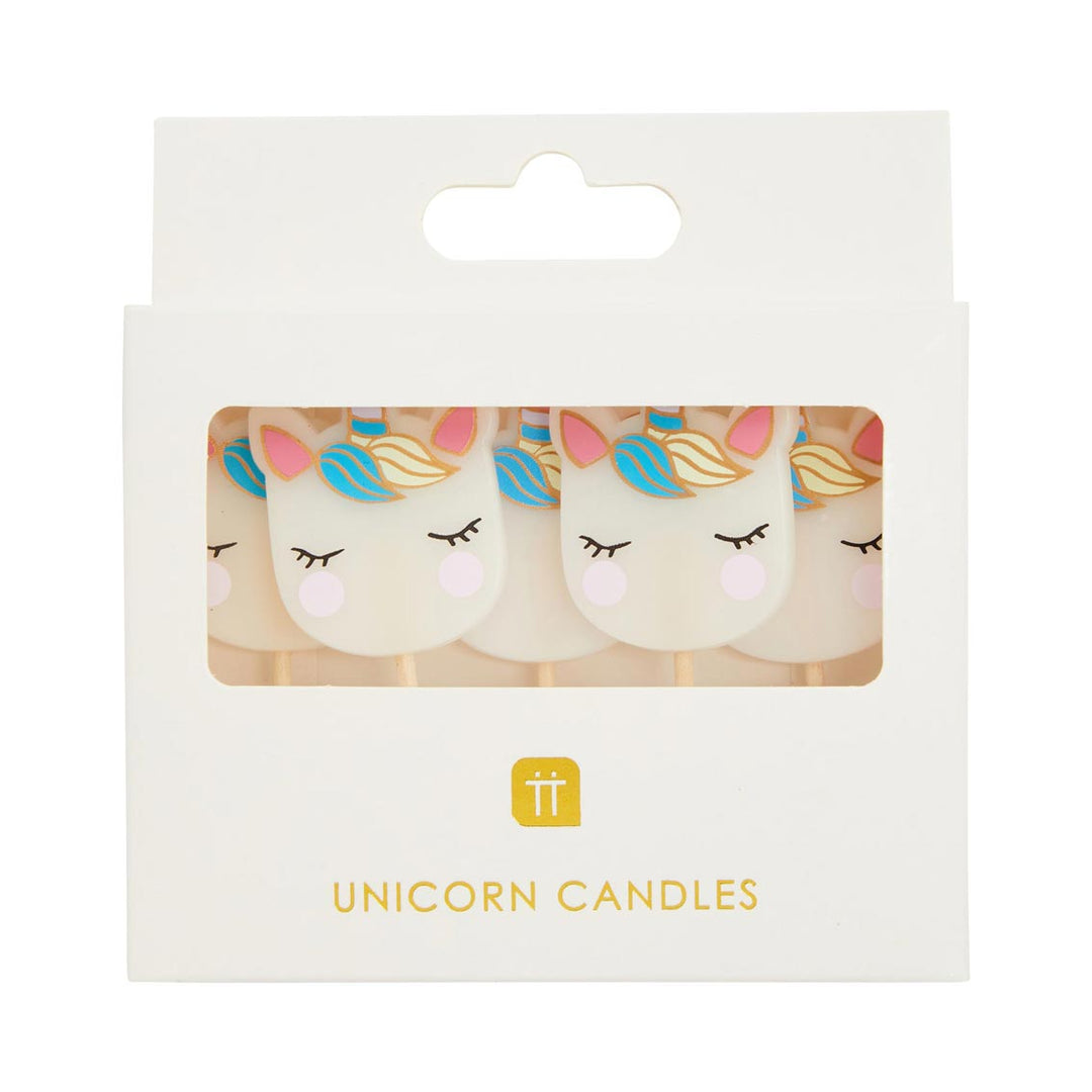 Velas Unicornio Pastel 5 Uds