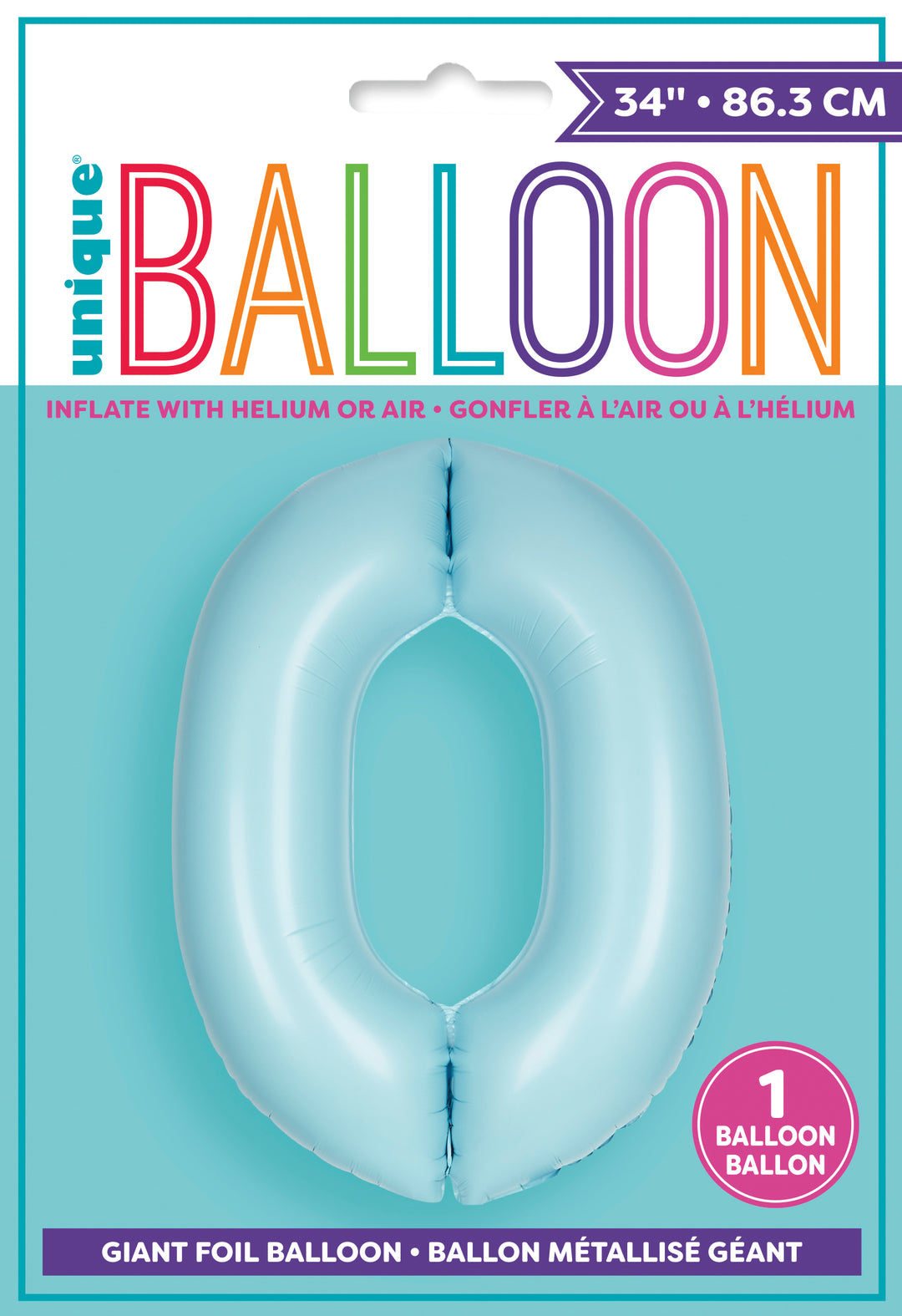 Globo foil "Números #0-9"