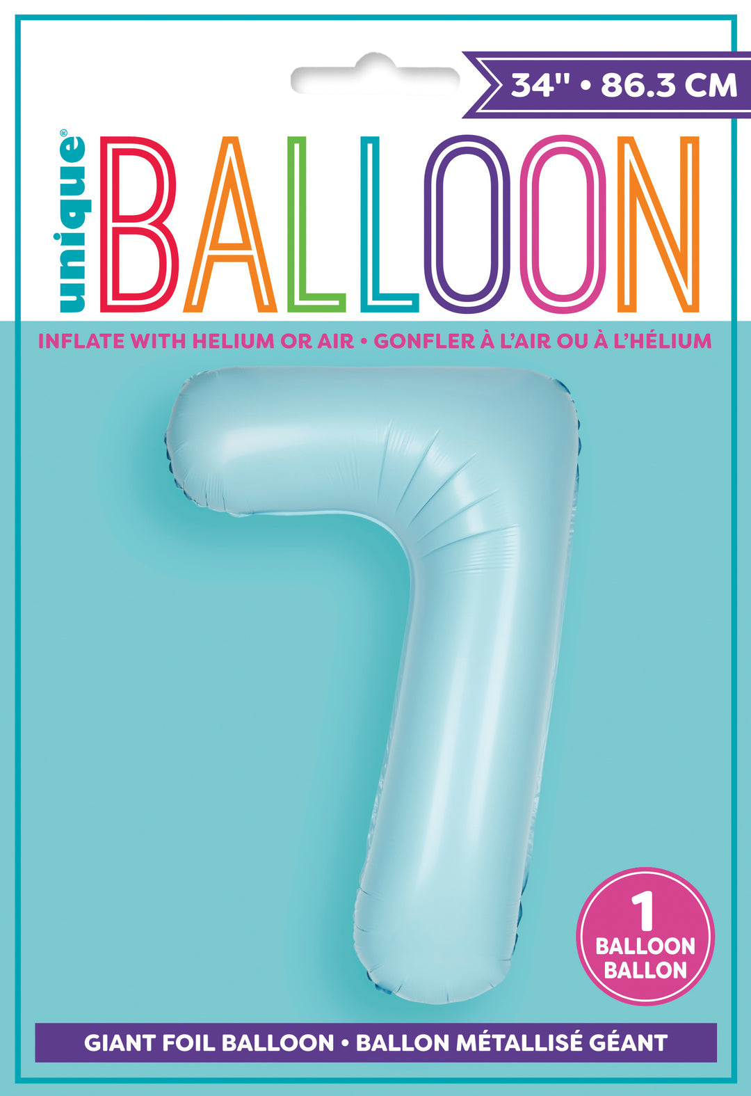 Globo foil "Números #0-9"